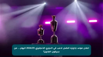 إعلان موعد جائزة أفضل لاعب في الدوري الإنجليزي 2024/25 اليوم… من سيكون الفائز؟